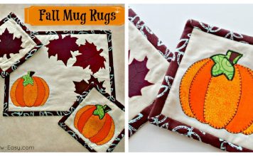 Fall Mug Rug Free Sewing Pattern
