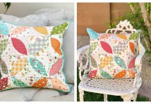 Orange Peel Pillow Free Sewing Pattern
