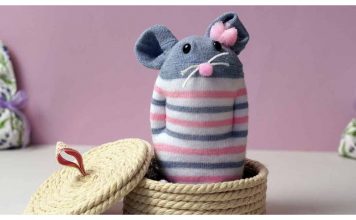 Sock Mouse Free Sewing Pattern and Video Tutorial