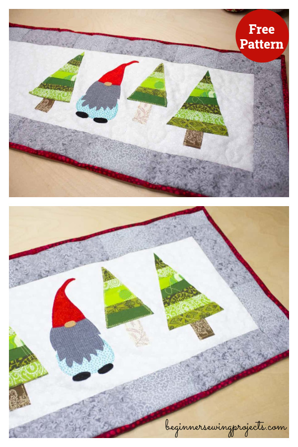 Christmas Table Runner Free Sewing Pattern