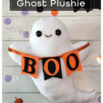 Easy Sew Ghost Plushie Free Sewing Pattern