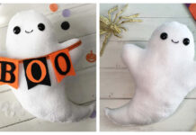 Easy Sew Ghost Plushie Free Sewing Pattern