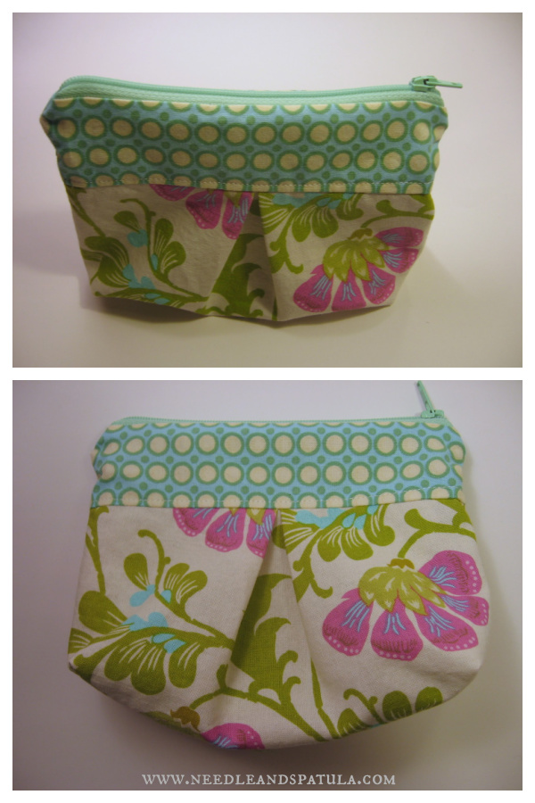 Pleated Pouch Free Sewing Pattern