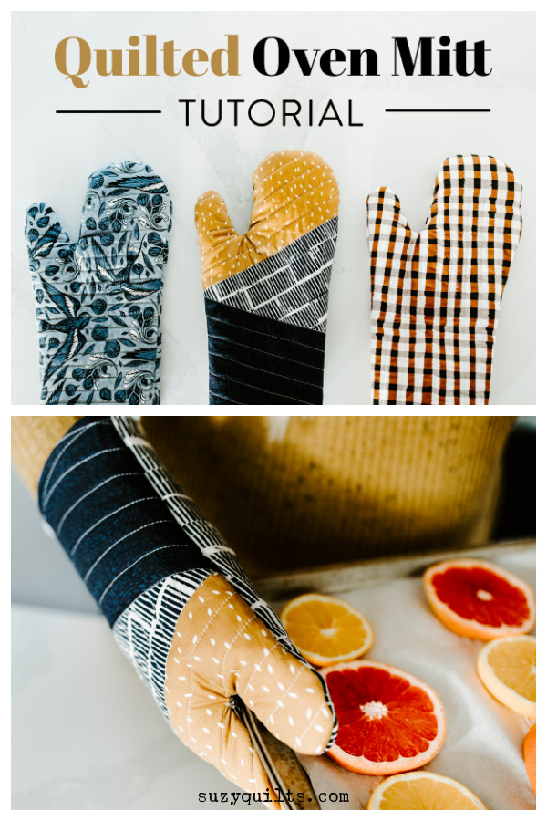 Quilted Oven Mitt Tutorial - QA Creations