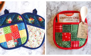 Quilted Potholder Sewing Pattern