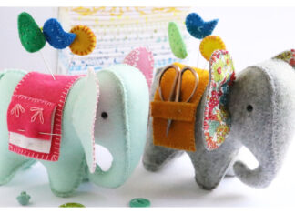 Elephant Sewing Caddy Sewing Pattern
