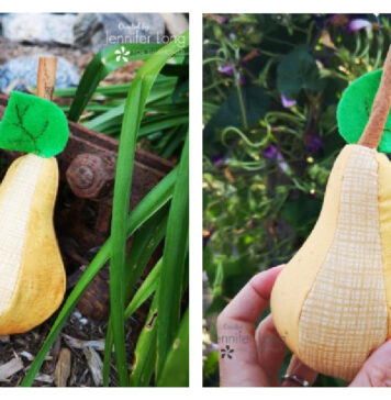 Fabric Pear Free Sewing Pattern