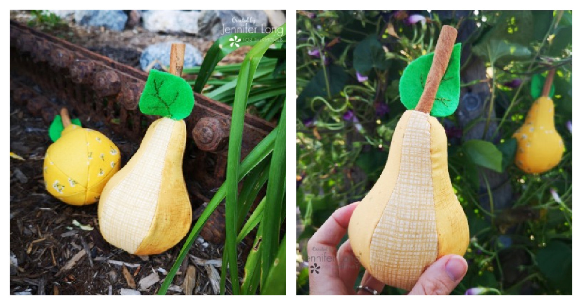 Fabric Pear Free Sewing Pattern