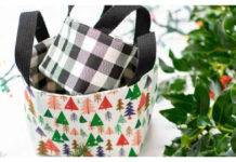 Reusable Holiday Gift Baskets Free Sewing Pattern