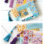 Quilted Tassel Pouch Free Sewing Pattern