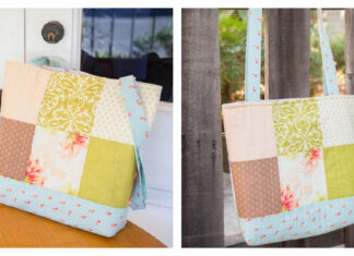 Simply Charmed Tote Bag Free Sewing Pattern