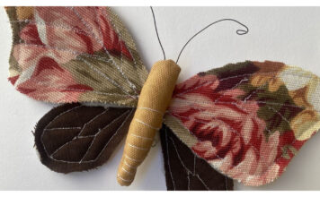 Fabric Butterfly Free Sewing Pattern