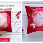 Folded Corner Pincushion Free Sewing Pattern
