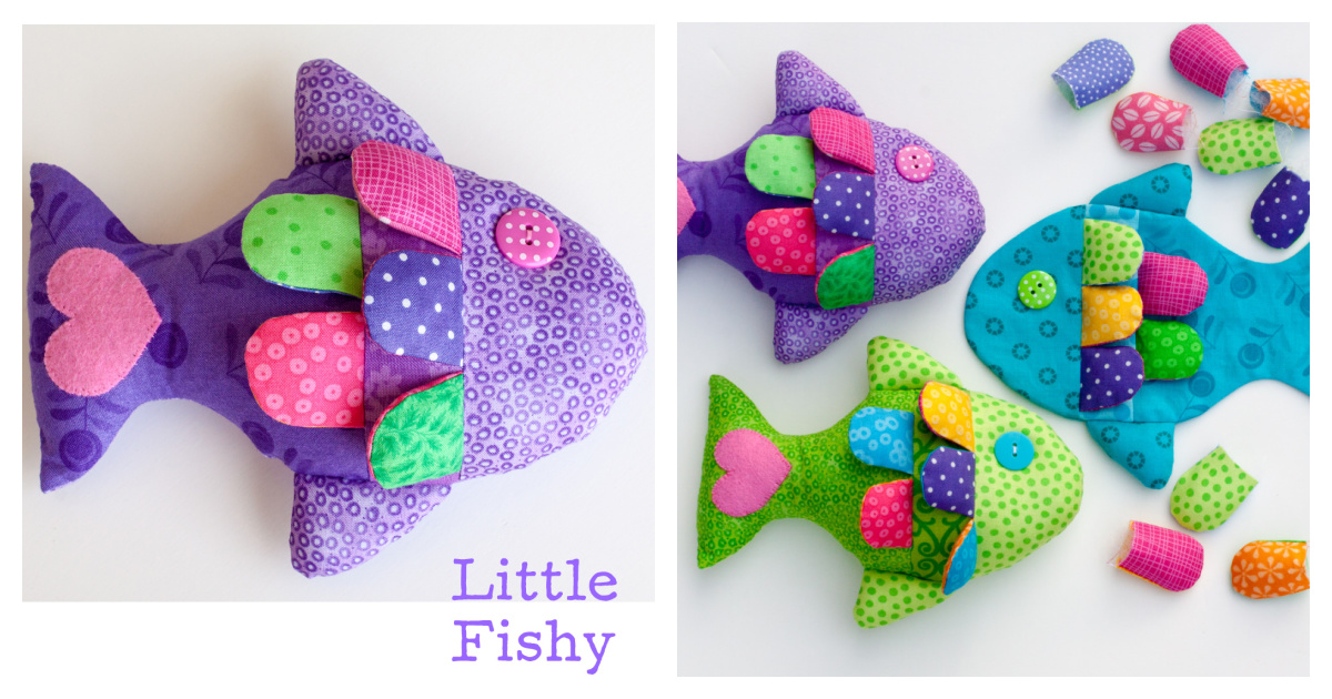 Little Fishy Toy Free Sewing Pattern