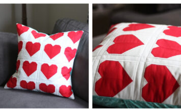 Red Heart Pillow Free Sewing Pattern