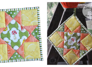 Quilted Potholder Free Sewing Pattern