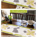 Spring Bunny Table Runner Free Sewing Pattern