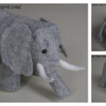 Stuffed Animal Elephant Free Sewing Pattern