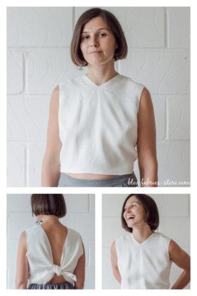 Fred Knotted Crop Top Free Sewing Pattern