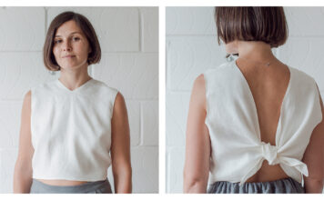 Fred Knotted Crop Top Free Sewing Pattern