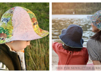 Sun Hat Free Sewing Pattern