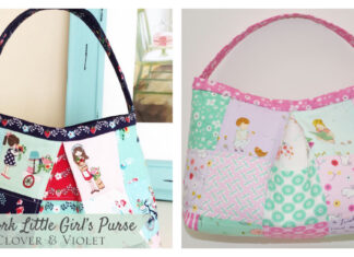 Patchwork Little Girl’s Purse Free Sewing Pattern
