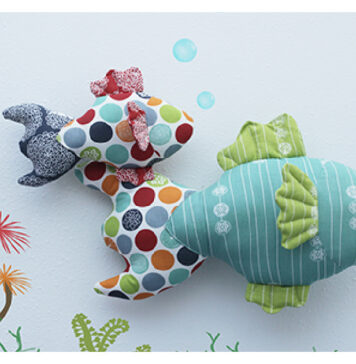 Pond Fishy Plushies Free Sewing Pattern