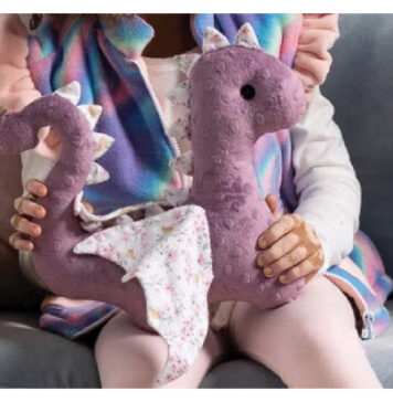 Stuffed Dragon Toy Free Sewing Pattern