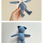 Upcycled Denim Cat Toy Free Sewing Pattern