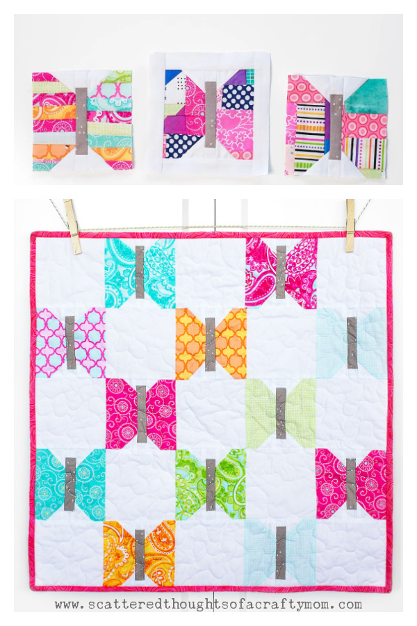 Butterfly Mini Quilt Free Sewing Pattern
