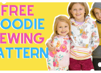 Kids Hoodie Free Sewing Pattern