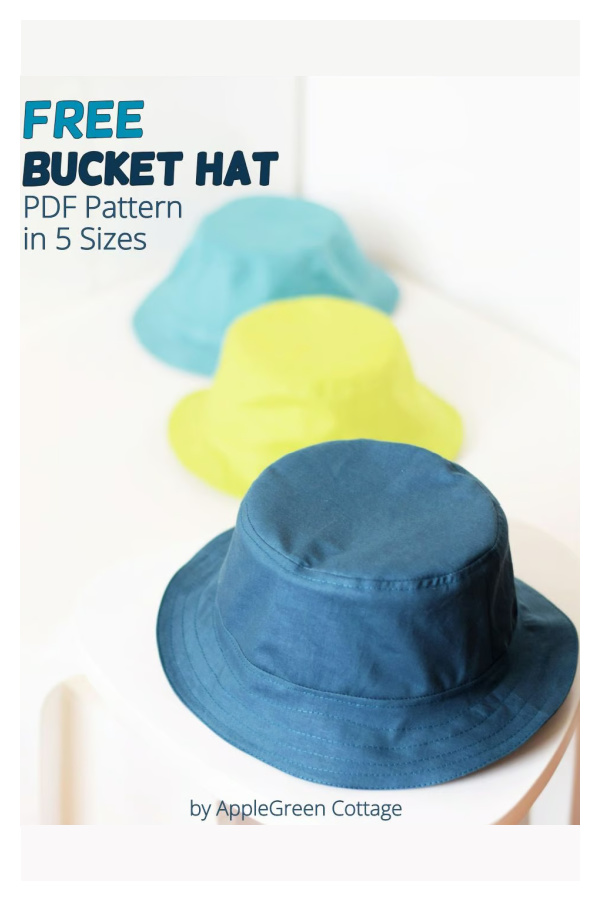 Bucket Hat Free Sewing Pattern 