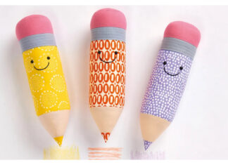 Giant Pencil Pillow Free Sewing Pattern
