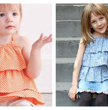 Ruffled Halter Free Sewing Pattern