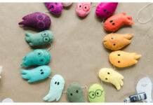Colorful Hand-sewn Ghost Free Sewing Pattern