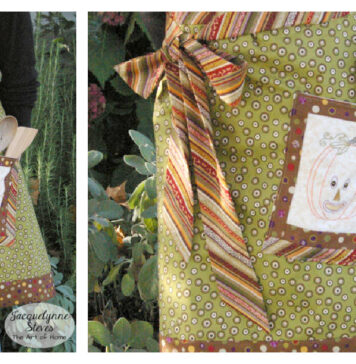 Cute Fall Apron Free Sewing Pattern