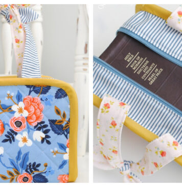 Quilted Scripture Case Free Sewing Pattern