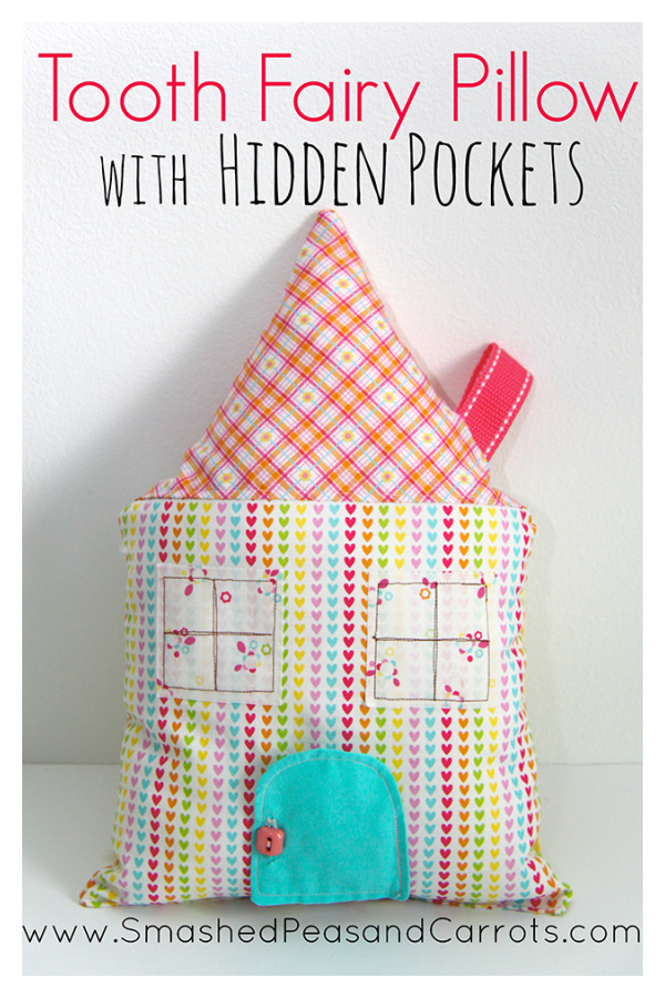 Tooth Fairy Pillow with Hidden Pockets Free Sewing Pattern