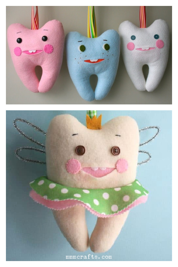 Tooth Pillow Free Sewing Pattern