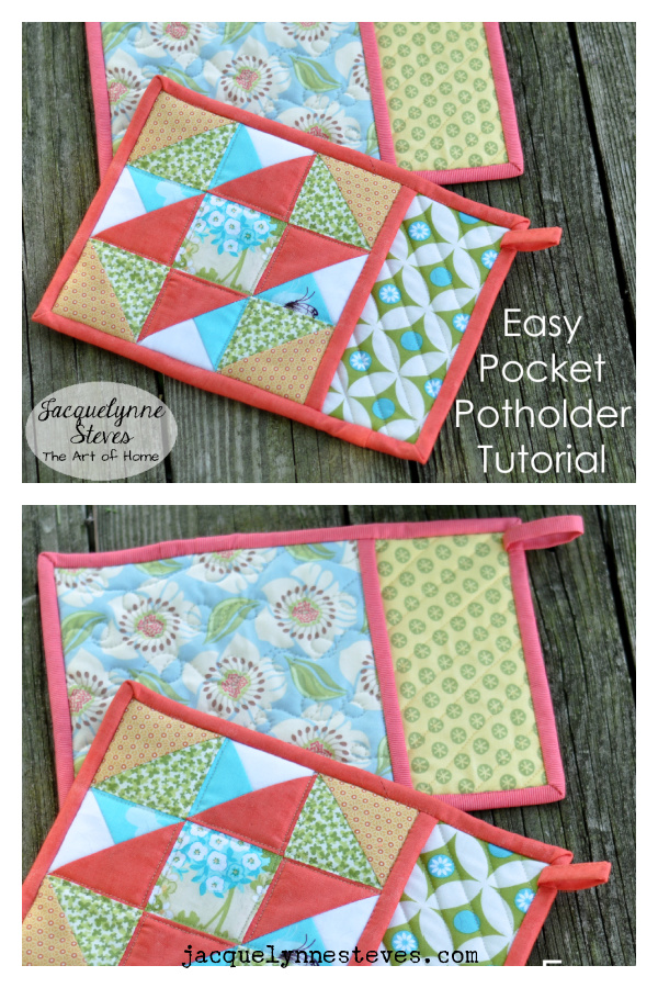 Pocket Potholder Free Sewing Pattern