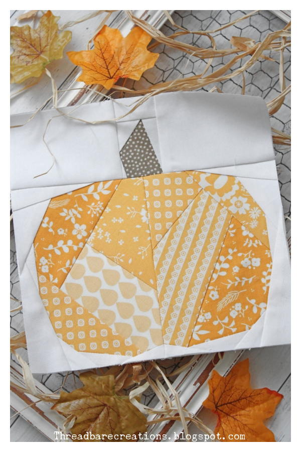 Pumpkin Block Free Sewing Pattern