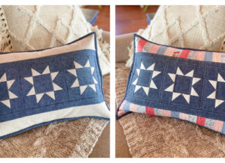 Simply Starry Pillow Free Sewing Pattern