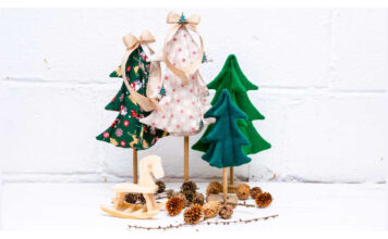 Village Christmas Tree Free Sewing Pattern