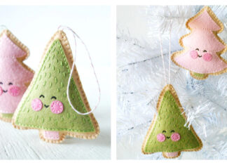 Merry Little Trees Sewing Pattern