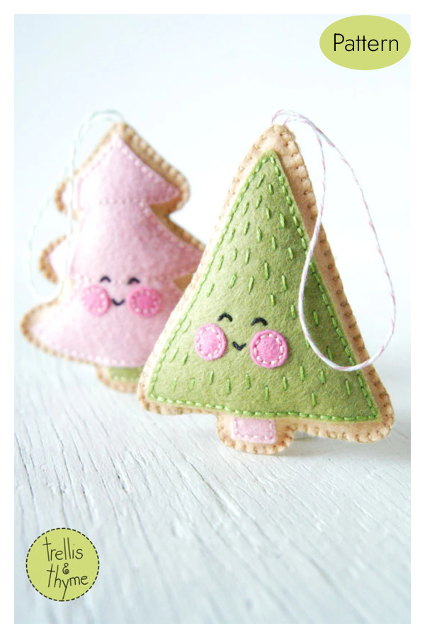 Merry Little Trees Sewing Pattern