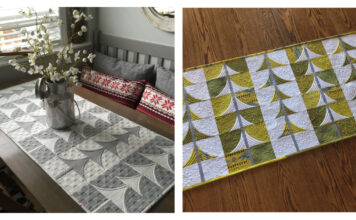 Mini Trees Table Runner Free Sewing Pattern