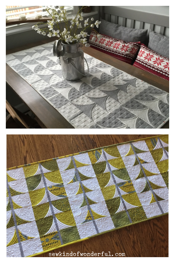 Mini Trees Table Runner Free Sewing Pattern