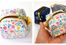 Mini Zipper Pouch Free Sewing Pattern