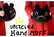 Kitty Hand Muff Free Sewing Pattern