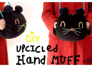 Kitty Hand Muff Free Sewing Pattern